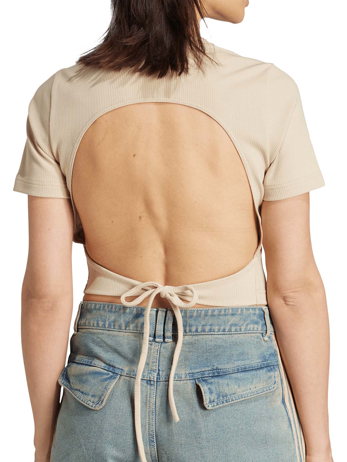 cut out rib tee Adidas originals
